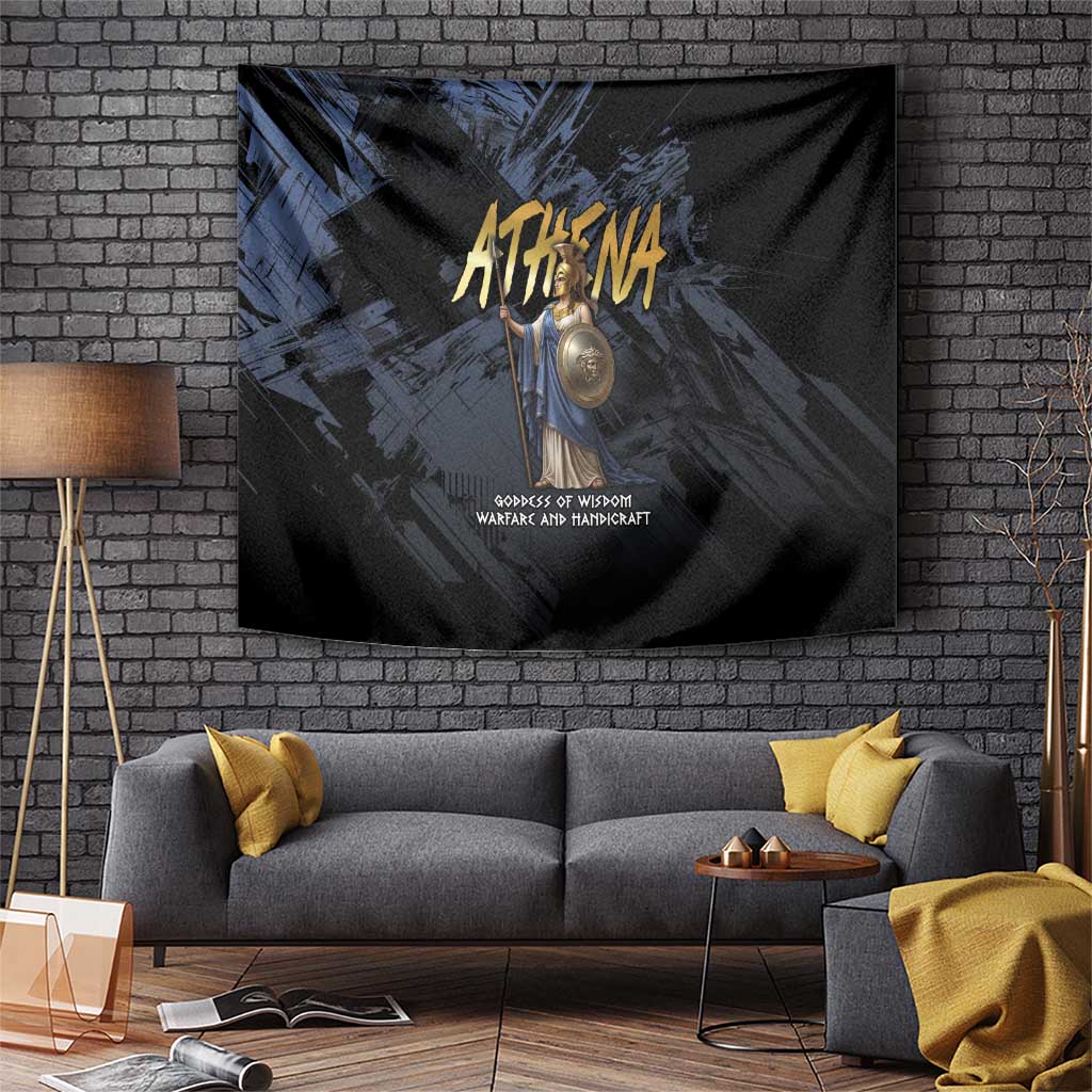 Ancient Greek Athena Tapestry Goddess Of Wisdom - Wonder Print Shop