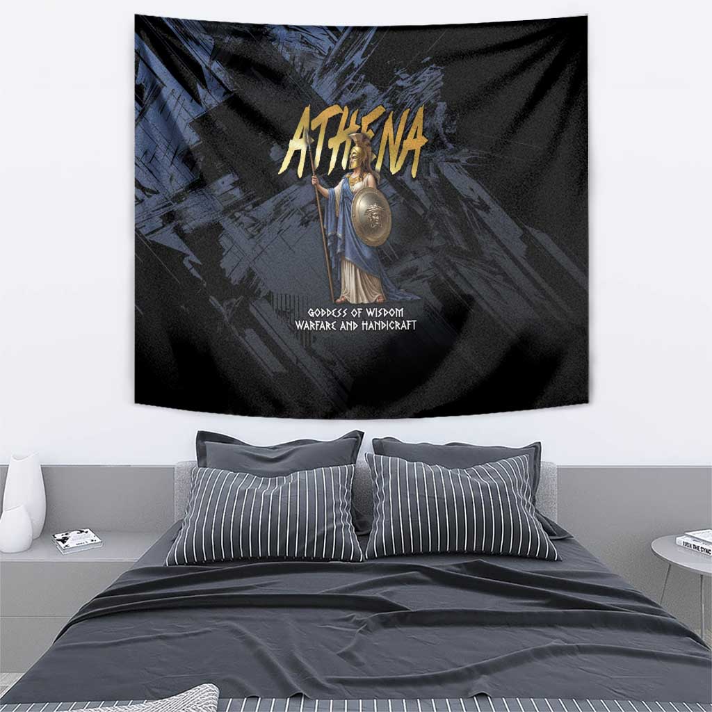 Ancient Greek Athena Tapestry Goddess Of Wisdom - Wonder Print Shop