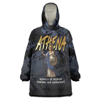 Ancient Greek Athena Wearable Blanket Hoodie Goddess Of Wisdom - Wonder Print Shop