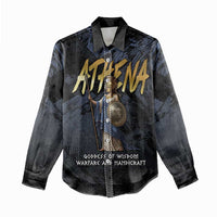 Ancient Greek Athena Women Casual Shirt Goddess Of Wisdom - Wonder Print Shop