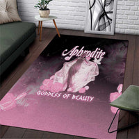 Ancient Greek Aphrodite Area Rug Goddess Of Beauty - Wonder Print Shop
