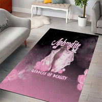 Ancient Greek Aphrodite Area Rug Goddess Of Beauty - Wonder Print Shop
