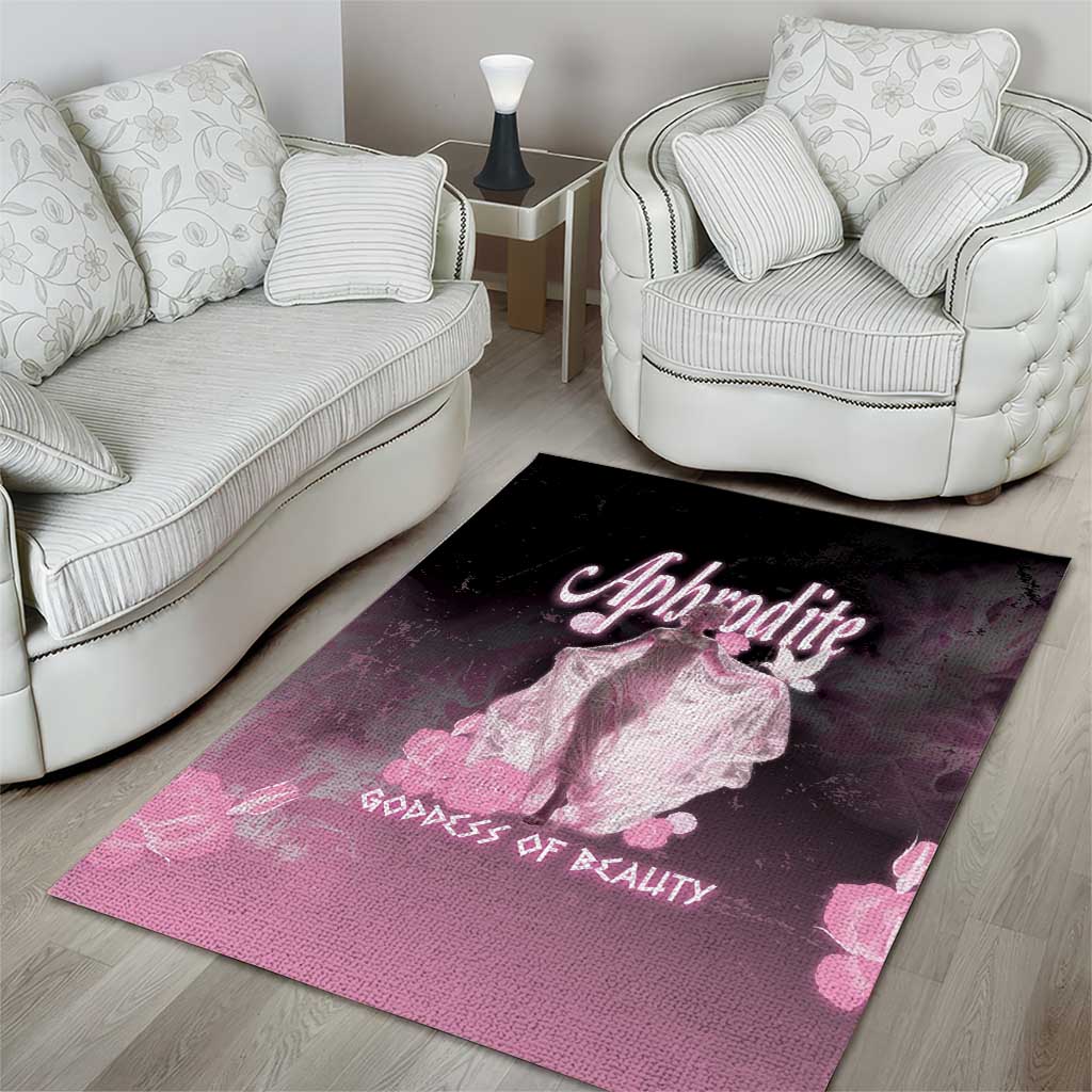 Ancient Greek Aphrodite Area Rug Goddess Of Beauty - Wonder Print Shop