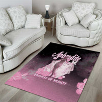 Ancient Greek Aphrodite Area Rug Goddess Of Beauty - Wonder Print Shop