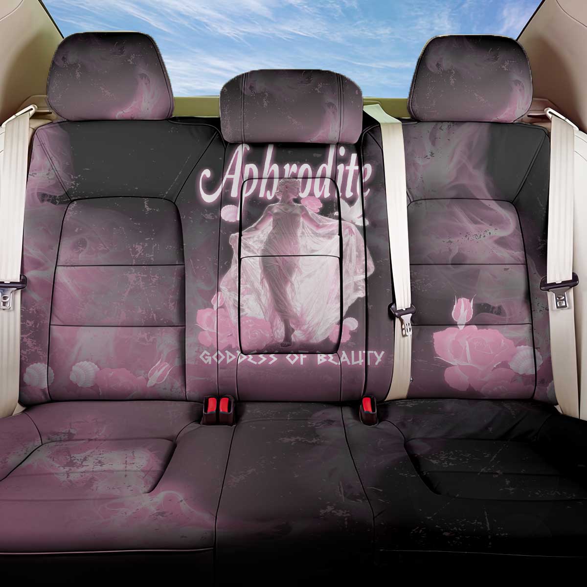 Ancient Greek Aphrodite Back Car Seat Cover Goddess Of Beauty - Wonder Print Shop