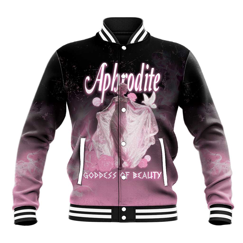 Ancient Greek Aphrodite Baseball Jacket Goddess Of Beauty - Wonder Print Shop