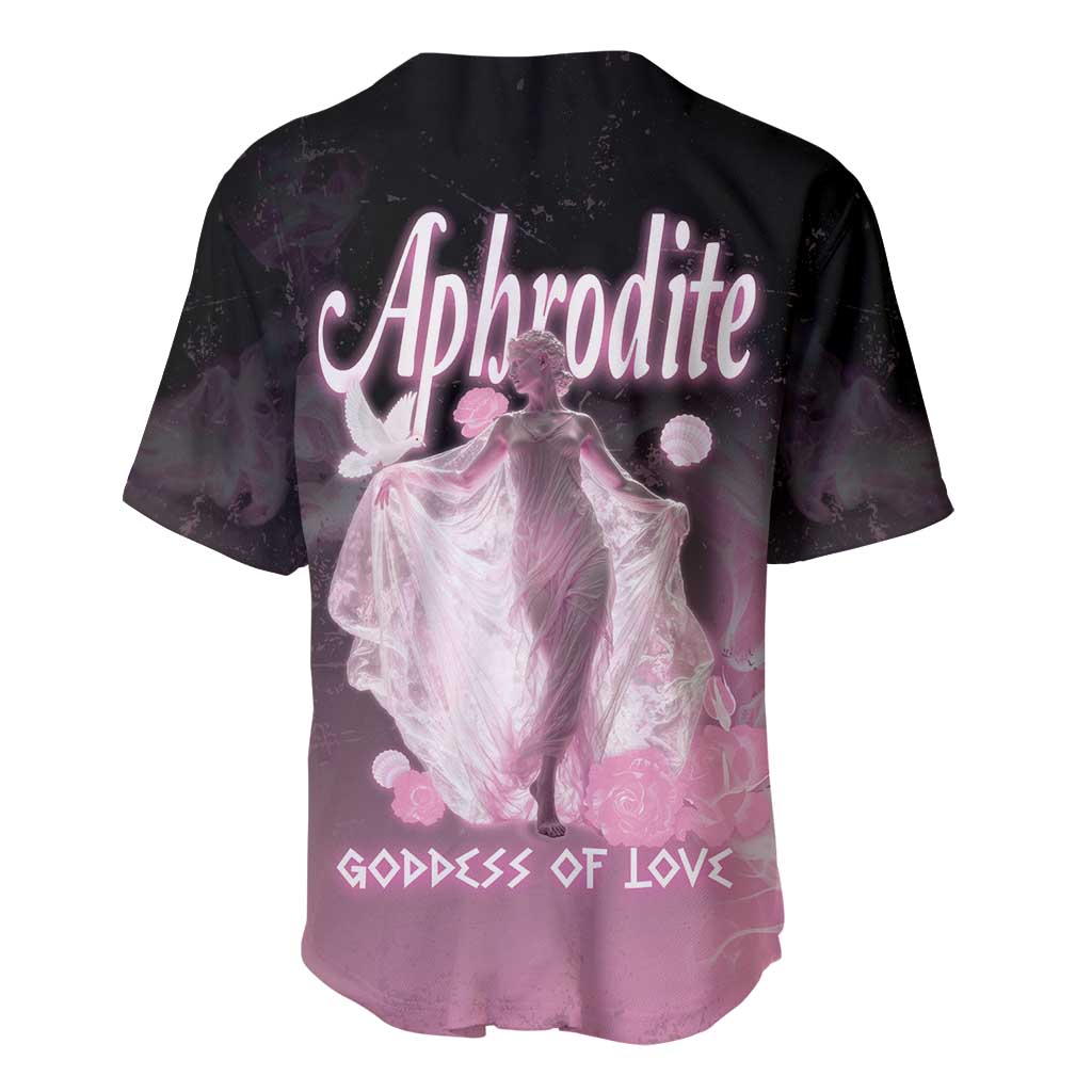 Ancient Greek Aphrodite Baseball Jersey Goddess Of Beauty - Wonder Print Shop