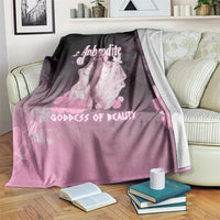 Ancient Greek Aphrodite Blanket Goddess Of Beauty - Wonder Print Shop