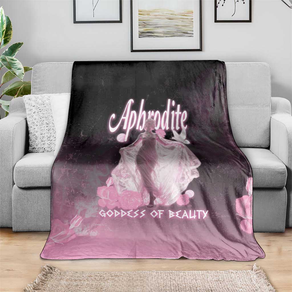 Ancient Greek Aphrodite Blanket Goddess Of Beauty - Wonder Print Shop