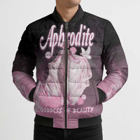 Ancient Greek Aphrodite Bomber Puffer Jacket Goddess Of Beauty - Wonder Print Shop