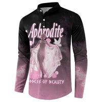 Ancient Greek Aphrodite Button Sweatshirt Goddess Of Beauty - Wonder Print Shop