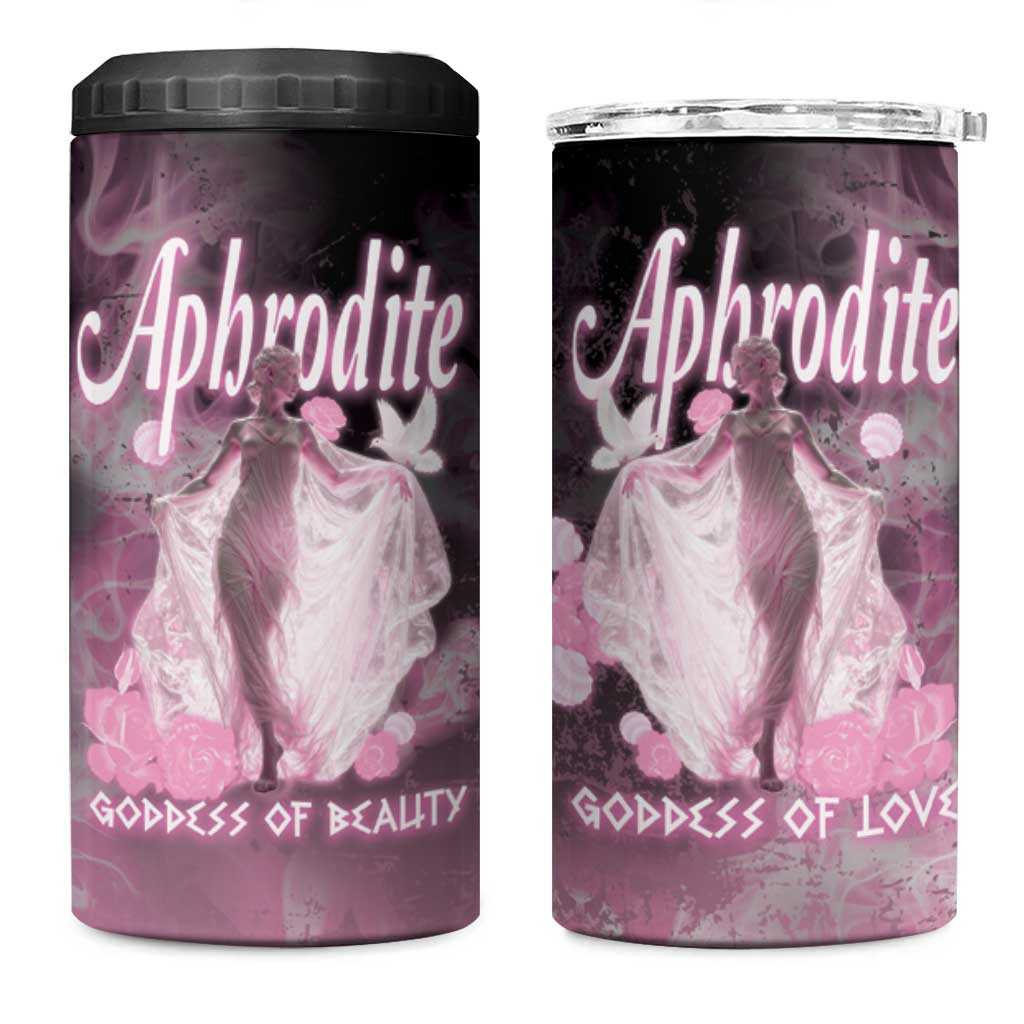 Ancient Greek Aphrodite 4 in 1 Can Cooler Tumbler Goddess Of Beauty - Wonder Print Shop