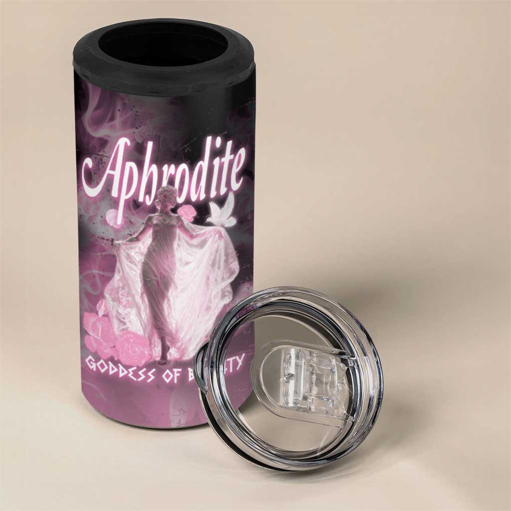 Ancient Greek Aphrodite 4 in 1 Can Cooler Tumbler Goddess Of Beauty - Wonder Print Shop