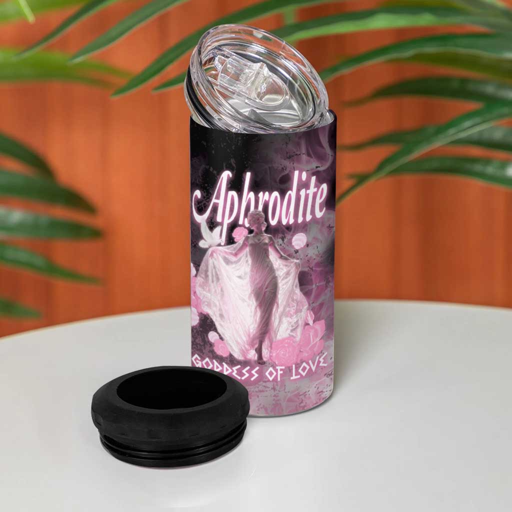 Ancient Greek Aphrodite 4 in 1 Can Cooler Tumbler Goddess Of Beauty - Wonder Print Shop