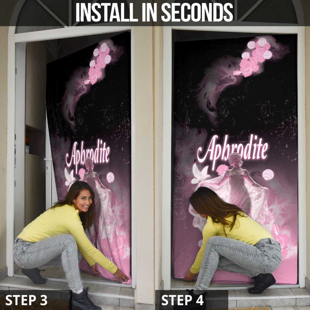 Ancient Greek Aphrodite Door Cover Goddess Of Beauty - Wonder Print Shop