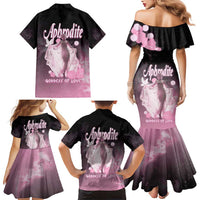 Ancient Greek Aphrodite Family Matching Mermaid Dress and Hawaiian Shirt Goddess Of Beauty - Wonder Print Shop