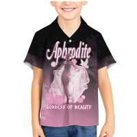 Ancient Greek Aphrodite Family Matching Mermaid Dress and Hawaiian Shirt Goddess Of Beauty - Wonder Print Shop