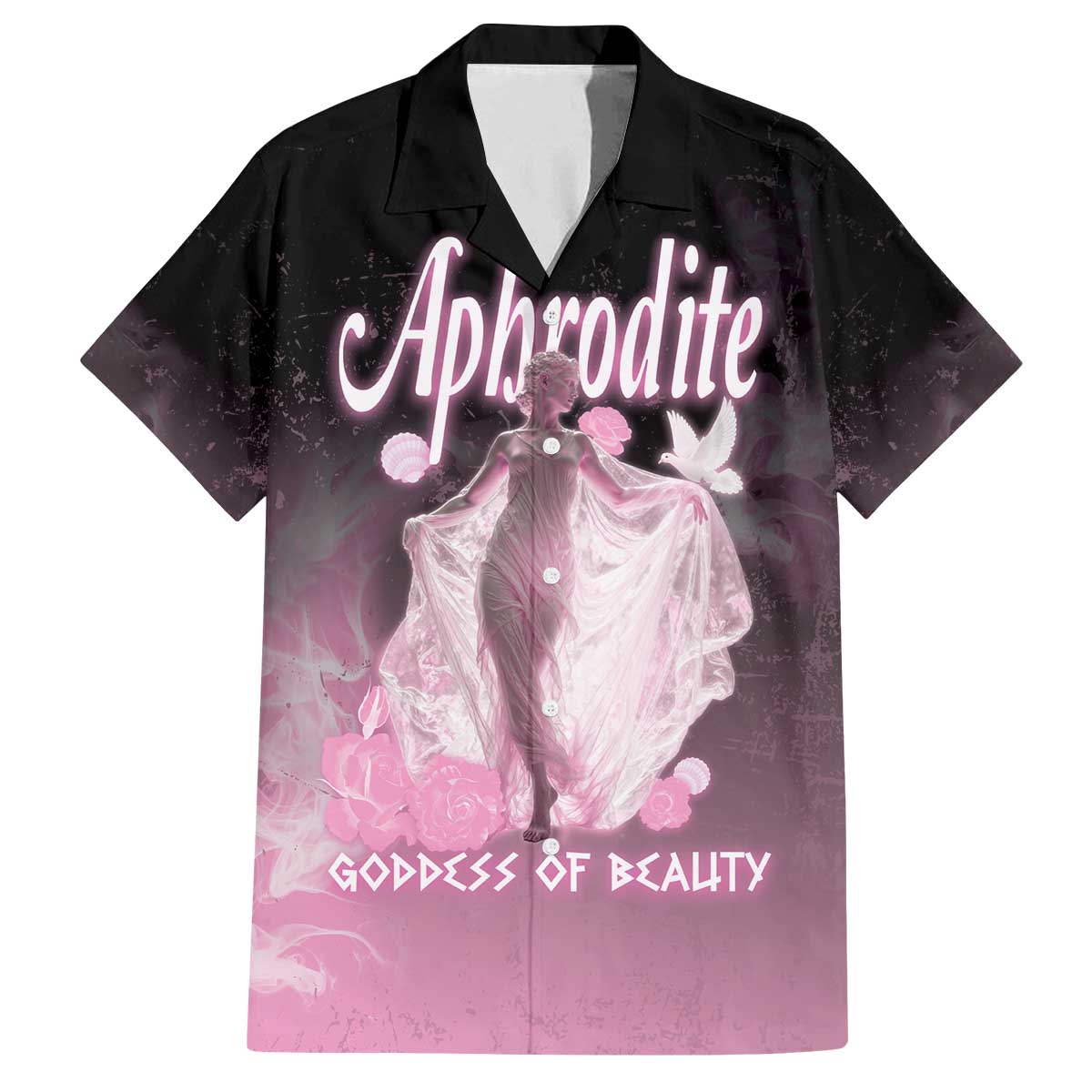 Ancient Greek Aphrodite Family Matching Off The Shoulder Long Sleeve Dress and Hawaiian Shirt Goddess Of Beauty - Wonder Print Shop