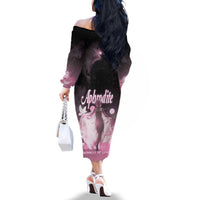 Ancient Greek Aphrodite Family Matching Off The Shoulder Long Sleeve Dress and Hawaiian Shirt Goddess Of Beauty - Wonder Print Shop