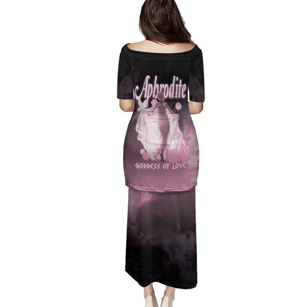 Ancient Greek Aphrodite Family Matching Puletasi and Hawaiian Shirt Goddess Of Beauty - Wonder Print Shop