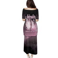 Ancient Greek Aphrodite Family Matching Puletasi and Hawaiian Shirt Goddess Of Beauty - Wonder Print Shop