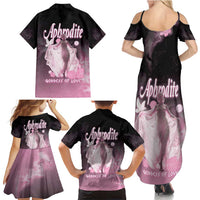 Ancient Greek Aphrodite Family Matching Summer Maxi Dress and Hawaiian Shirt Goddess Of Beauty - Wonder Print Shop