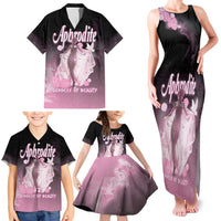 Ancient Greek Aphrodite Family Matching Tank Maxi Dress and Hawaiian Shirt Goddess Of Beauty - Wonder Print Shop