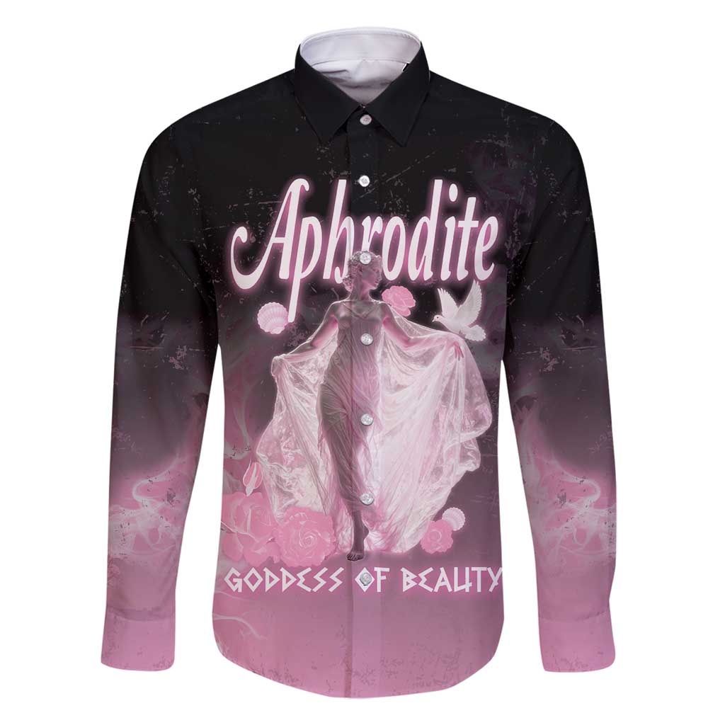 Ancient Greek Aphrodite Family Matching Tank Maxi Dress and Hawaiian Shirt Goddess Of Beauty - Wonder Print Shop