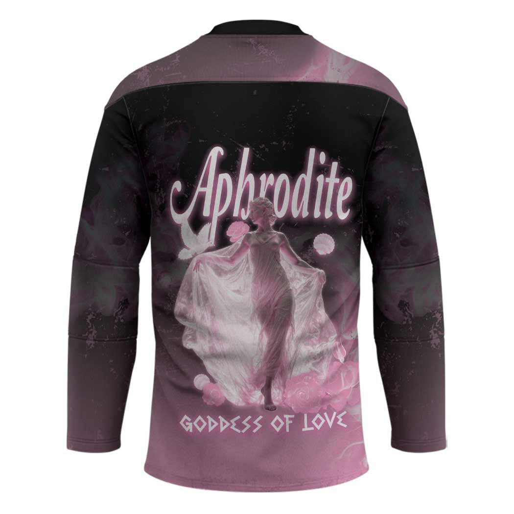 Ancient Greek Aphrodite Hockey Jersey Goddess Of Beauty - Wonder Print Shop