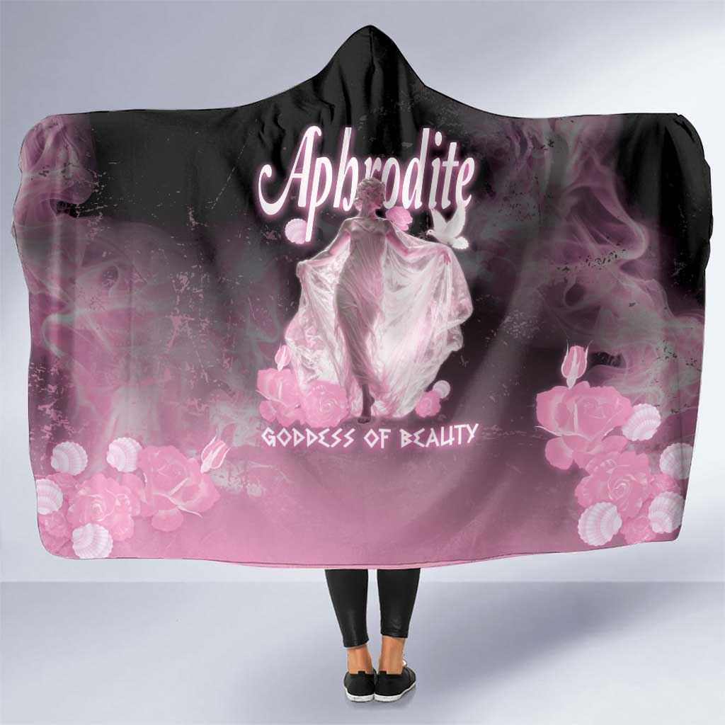 Ancient Greek Aphrodite Hooded Blanket Goddess Of Beauty - Wonder Print Shop