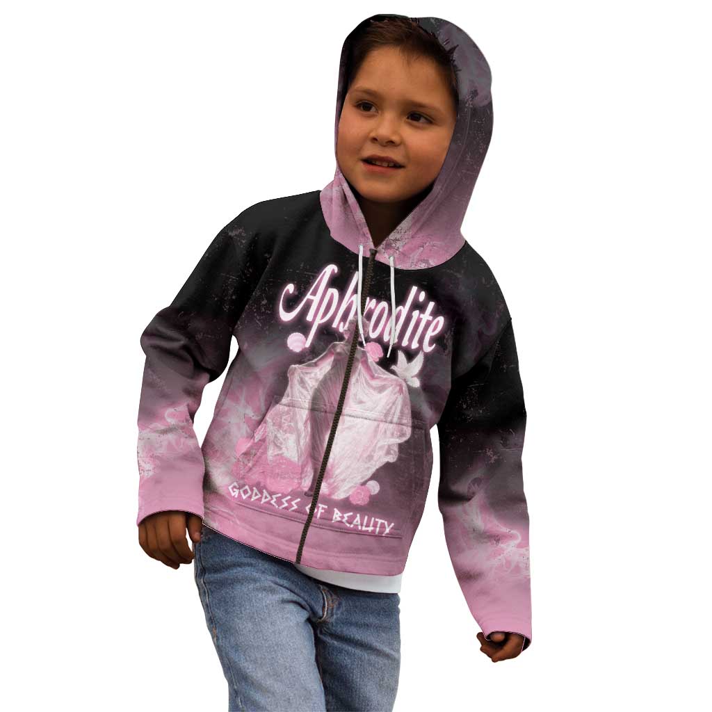 Ancient Greek Aphrodite Kid Hoodie Goddess Of Beauty - Wonder Print Shop