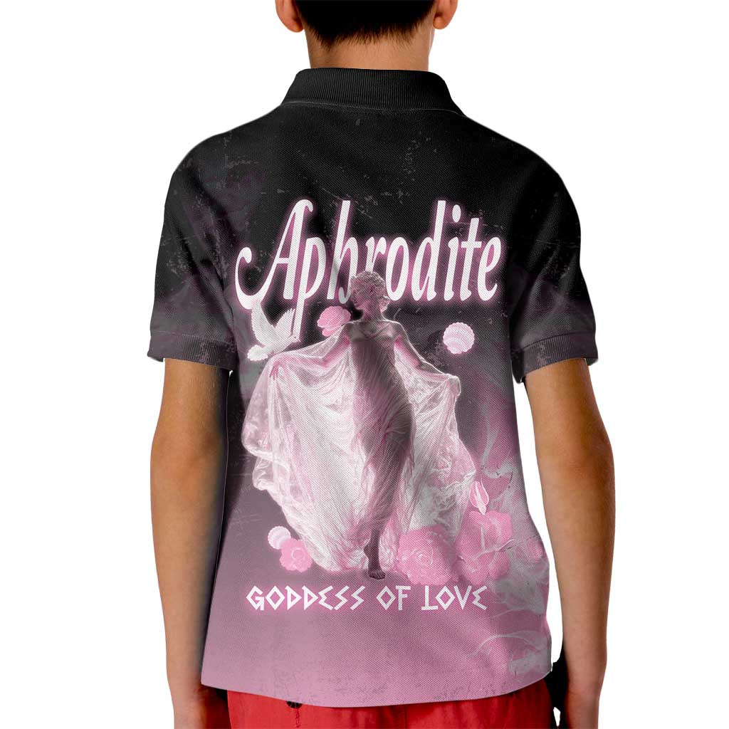 Ancient Greek Aphrodite Kid Polo Shirt Goddess Of Beauty - Wonder Print Shop