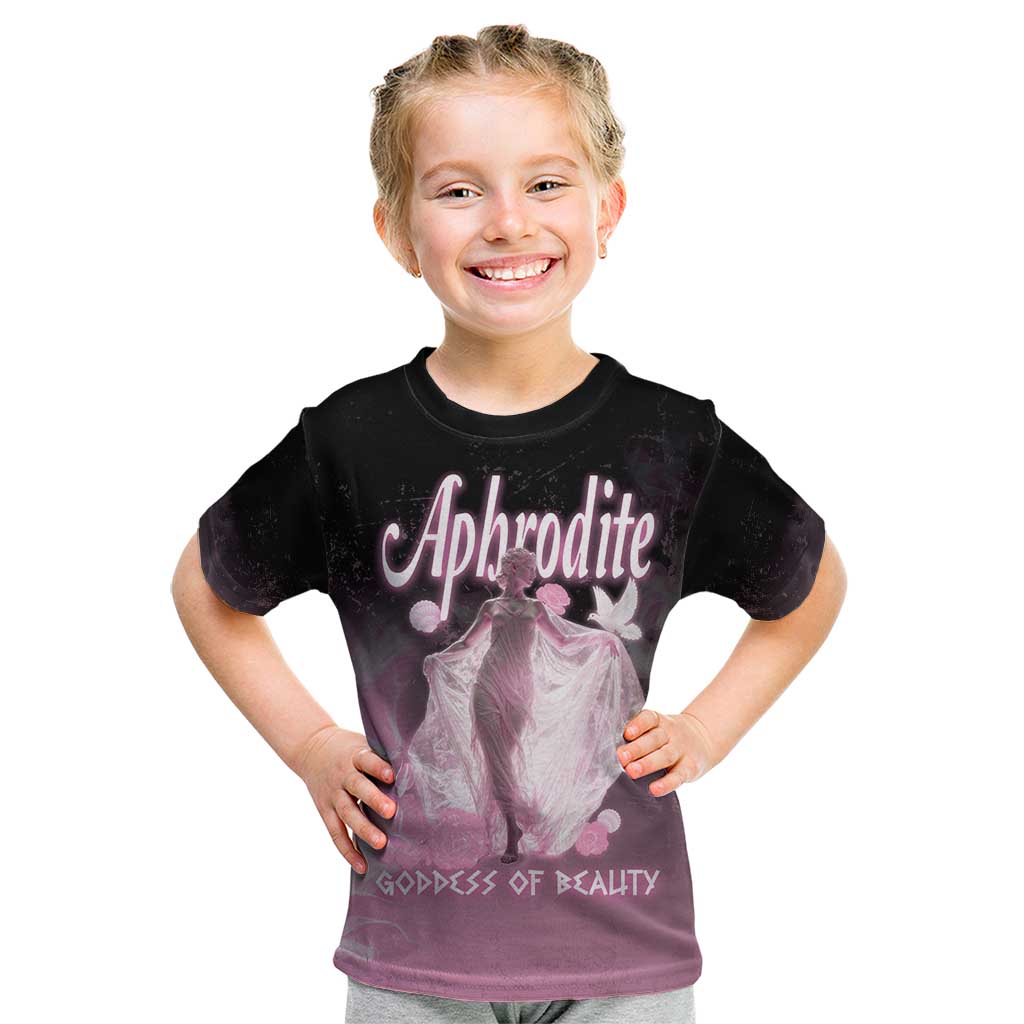 Ancient Greek Aphrodite Kid T Shirt Goddess Of Beauty - Wonder Print Shop