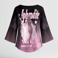 Ancient Greek Aphrodite Kimono Sleeve Blouse Goddess Of Beauty - Wonder Print Shop