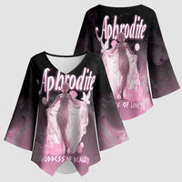 Ancient Greek Aphrodite Kimono Sleeve Blouse Goddess Of Beauty - Wonder Print Shop
