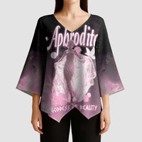Ancient Greek Aphrodite Kimono Sleeve Blouse Goddess Of Beauty - Wonder Print Shop