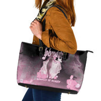 Ancient Greek Aphrodite Leather Tote Bag Goddess Of Beauty - Wonder Print Shop