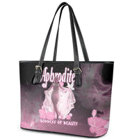 Ancient Greek Aphrodite Leather Tote Bag Goddess Of Beauty - Wonder Print Shop