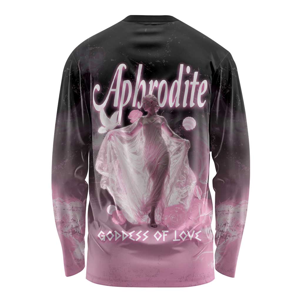 Ancient Greek Aphrodite Long Sleeve Shirt Goddess Of Beauty - Wonder Print Shop