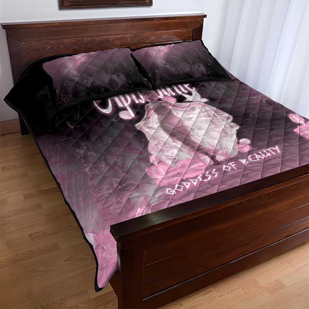 Ancient Greek Aphrodite Quilt Bed Set Goddess Of Beauty - Wonder Print Shop