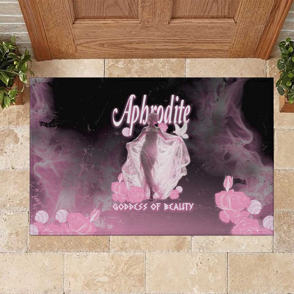 Ancient Greek Aphrodite Rubber Doormat Goddess Of Beauty - Wonder Print Shop