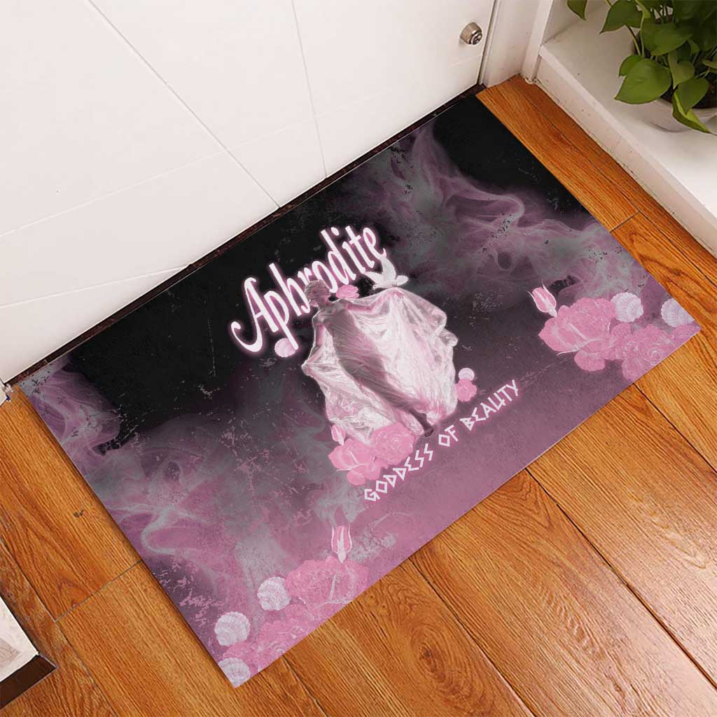 Ancient Greek Aphrodite Rubber Doormat Goddess Of Beauty - Wonder Print Shop