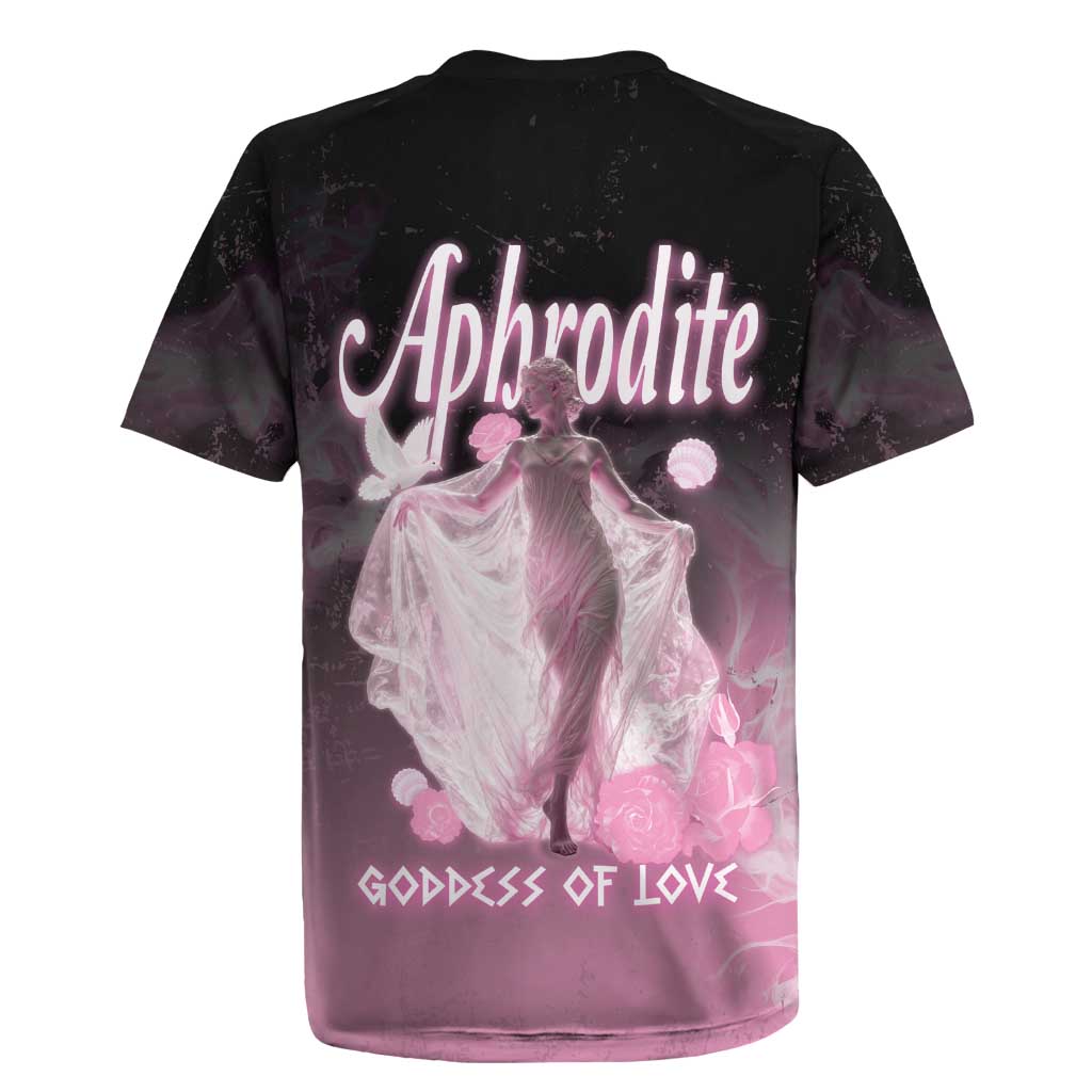 Ancient Greek Aphrodite Rugby Jersey Goddess Of Beauty - Wonder Print Shop