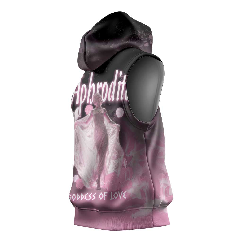 Ancient Greek Aphrodite Sleeveless Hoodie Goddess Of Beauty - Wonder Print Shop