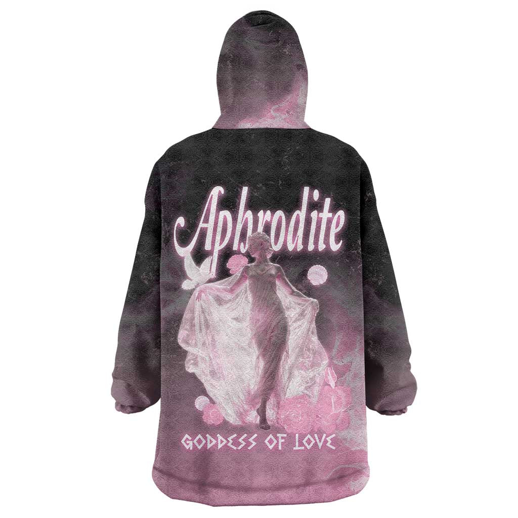 Ancient Greek Aphrodite Wearable Blanket Hoodie Goddess Of Beauty - Wonder Print Shop