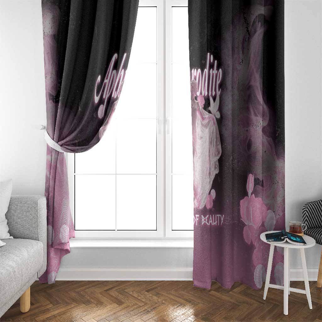 Ancient Greek Aphrodite Window Curtain Goddess Of Beauty - Wonder Print Shop