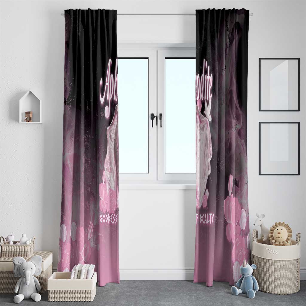 Ancient Greek Aphrodite Window Curtain Goddess Of Beauty - Wonder Print Shop