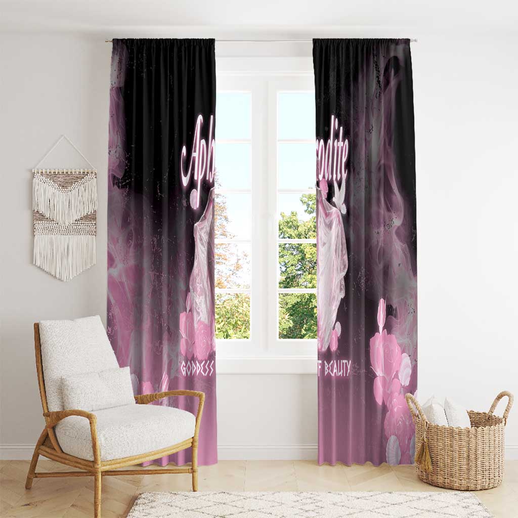 Ancient Greek Aphrodite Window Curtain Goddess Of Beauty - Wonder Print Shop