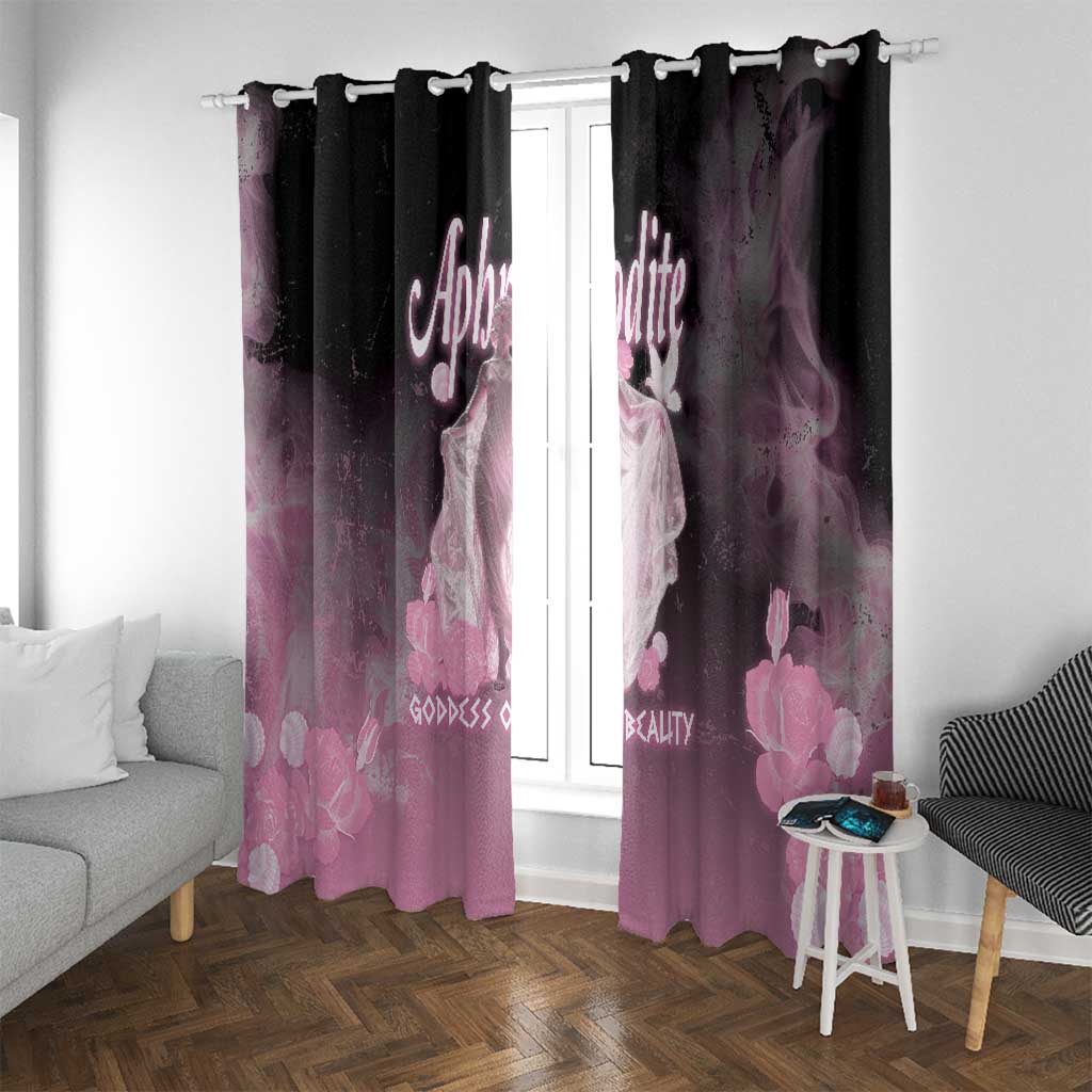 Ancient Greek Aphrodite Window Curtain Goddess Of Beauty - Wonder Print Shop