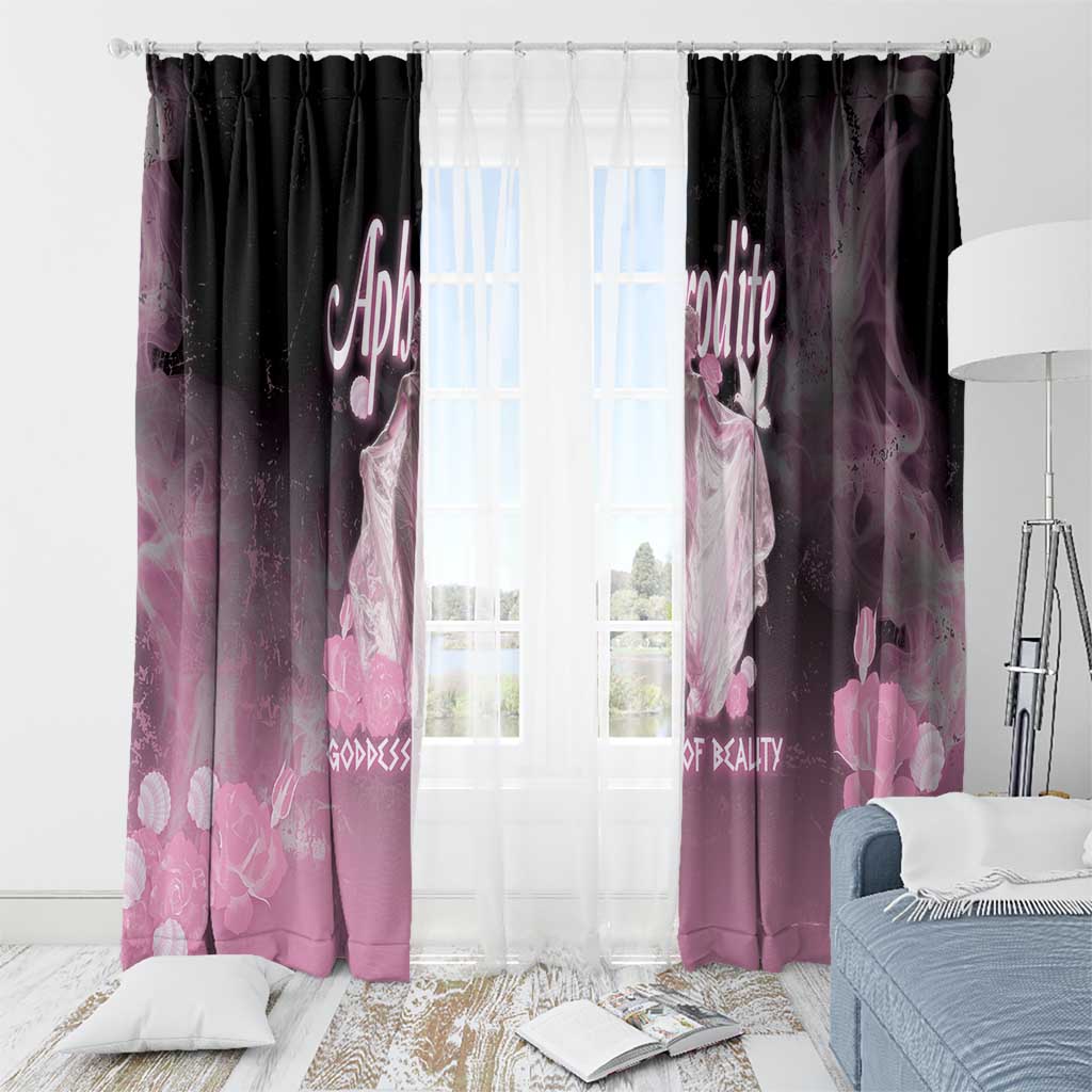Ancient Greek Aphrodite Window Curtain Goddess Of Beauty - Wonder Print Shop